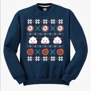 Blue Holiday Poro Sweatshirt - League Of Legends Sweater